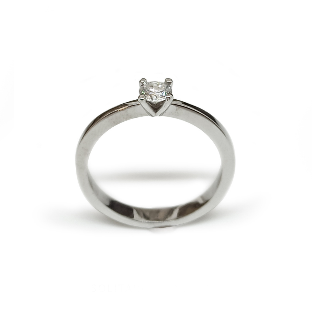 SOLITARI OR BLANC I DIAMANT